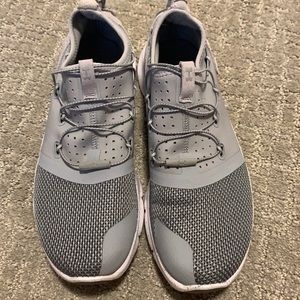 Gray Under Armour shoes